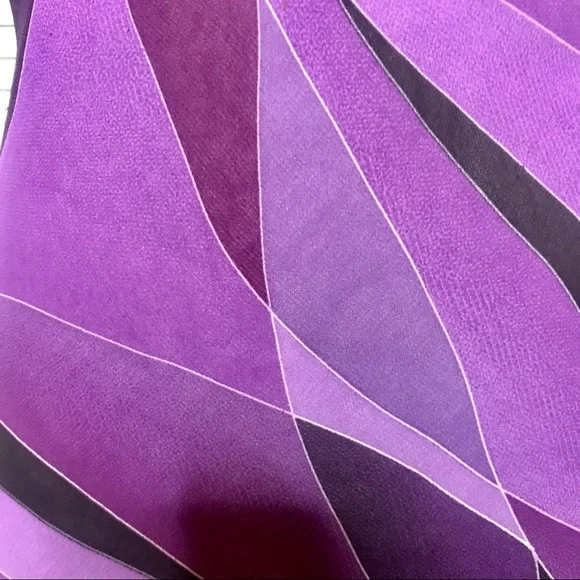 Vintage Xoxo purple rhinestone midi dress - Picture 3 of 4